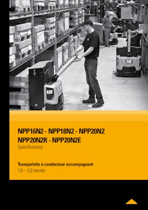 Transpallet uomo in piedi Caterpillar NPP20N2R