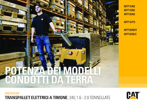 Transpallet uomo in piedi Caterpillar NPP20N2R