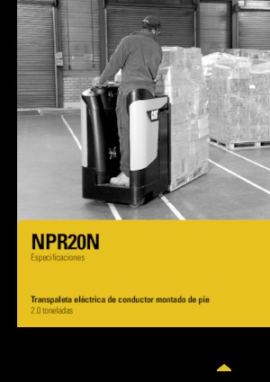 Transpallet uomo in piedi Caterpillar NPR20N