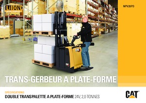 Transpallet uomo in piedi Caterpillar NPV20PD