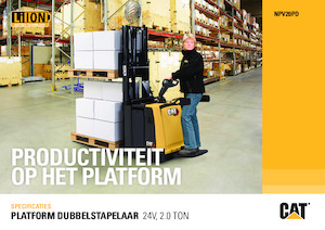 Transpallet uomo in piedi Caterpillar NPV20PD