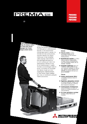 Transpallet uomo in piedi Mitsubishi PBV20ND