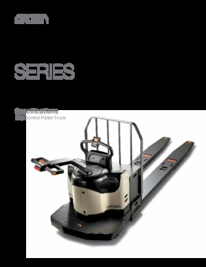 Transpallet uomo in piedi Crown PE 4500-60