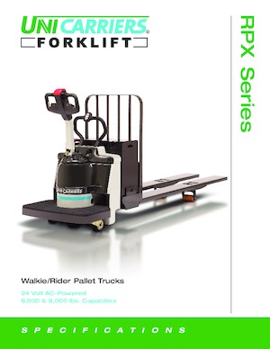 Transpallet uomo in piedi UniCarriers RPX80B