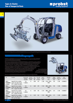 Pavimentatrici stradali Probst VM-X-PAVERMAX comfort