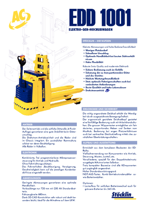 Impilatori Walkie Stöcklin EDD 1001 Inox