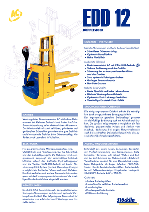 Impilatori Walkie Stöcklin EDD 12