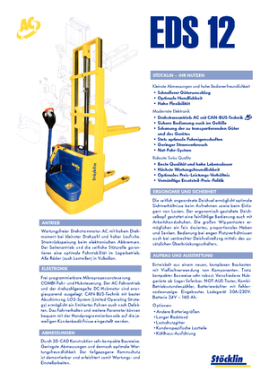 Impilatori Walkie Stöcklin EDS 12