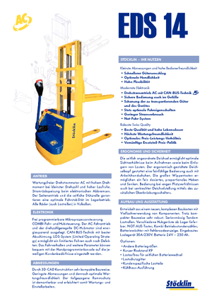 Impilatori Walkie Stöcklin EDS 14