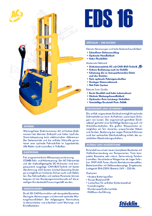 Impilatori Walkie Stöcklin EDS 16