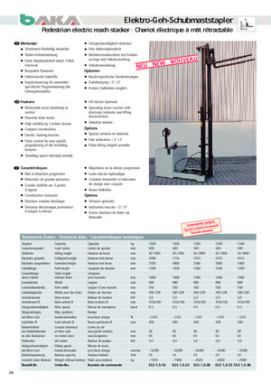 Impilatori Walkie Baka EGS 1.5-38