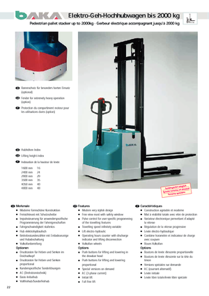 Impilatori Walkie Baka EGV 2001-40