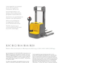 Impilatori Walkie Jungheinrich EJC B12