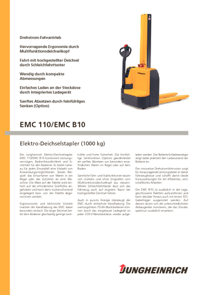 Impilatori Walkie Jungheinrich EMC B10