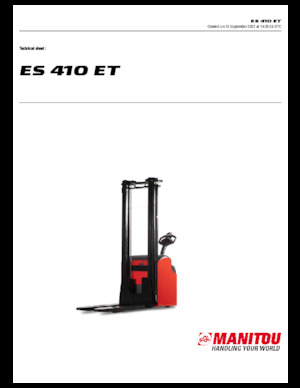 Impilatori Walkie Manitou ES 412 ET