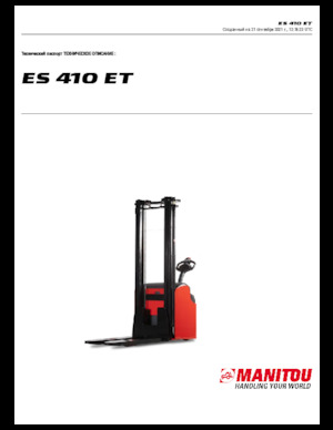 Impilatori Walkie Manitou ES 410 ET