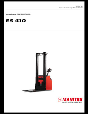 Impilatori Walkie Manitou ES 410
