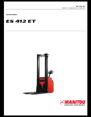 Impilatori Walkie Manitou ES 412 ET