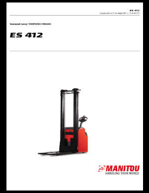 Impilatori Walkie Manitou ES 412