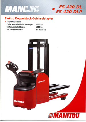 Impilatori Walkie Manitou ES 420 DLP