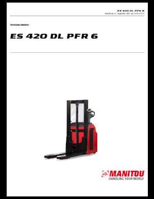 Impilatori Walkie Manitou ES 420 DL PFR 6