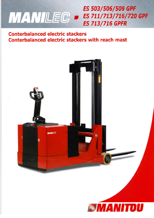 Impilatori Walkie Manitou ES 509 GPF