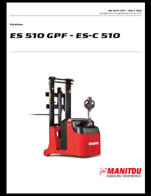 Impilatori Walkie Manitou ES 510 GPF