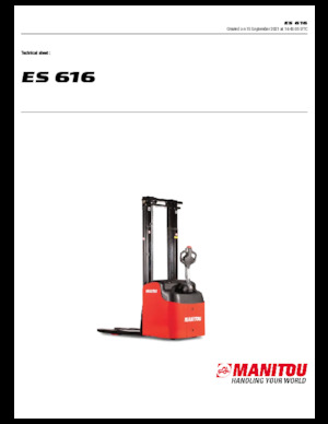 Impilatori Walkie Manitou ES 616