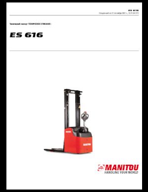 Impilatori Walkie Manitou ES 616