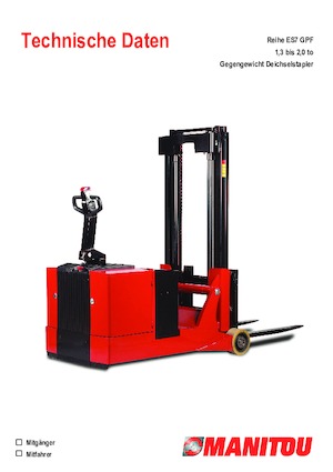 Impilatori Walkie Manitou ES 713 GPF