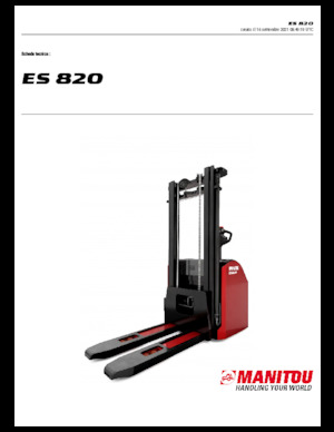 Impilatori Walkie Manitou ES 820