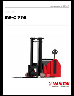 Impilatori Walkie Manitou ES C-716