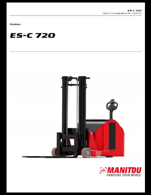 Impilatori Walkie Manitou ES C-720