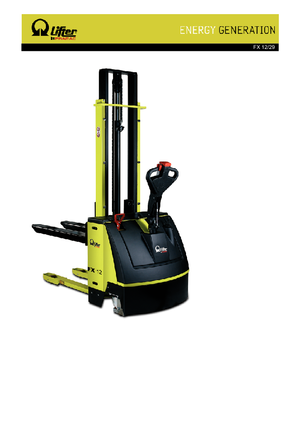 Impilatori Walkie PRAMAC Lifter FX 12/29