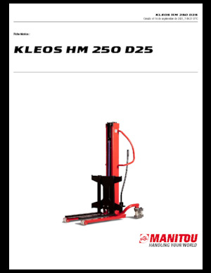 Impilatori Walkie Manitou Kleos HM 250 D25