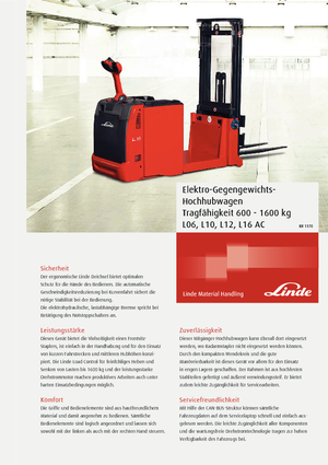Impilatori Walkie Linde L16ac