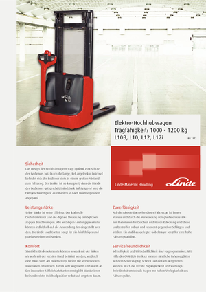 Impilatori Walkie Linde L 10 B