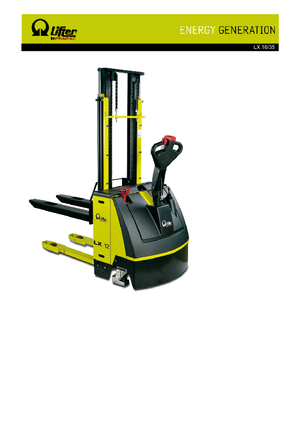 Impilatori Walkie PRAMAC Lifter LX 16/35