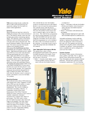 Impilatori Walkie Yale MRW030-E