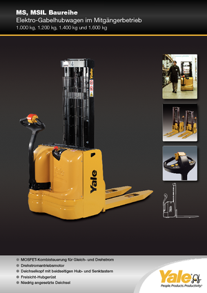 Impilatori Walkie Yale MS10E