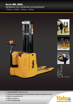 Impilatori Walkie Yale MS10E