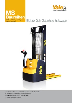 Impilatori Walkie Yale MS20