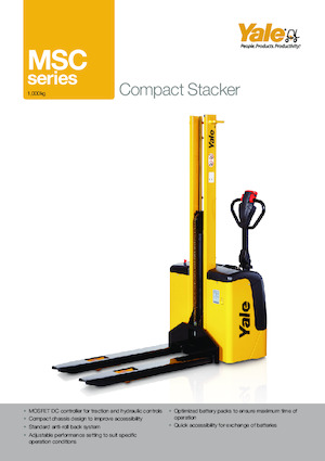 Impilatori Walkie Yale MSC10