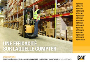 Impilatori Walkie Caterpillar NSP16N2