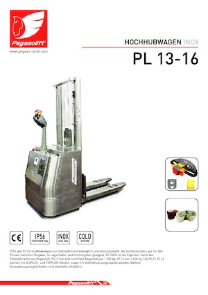 Impilatori Walkie Pegasolift PL 16 Inox 
