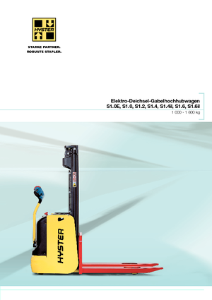 Impilatori Walkie Hyster S1.6IL