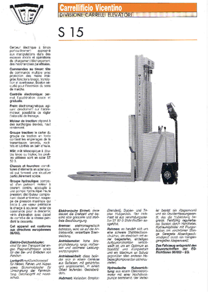 Impilatori Walkie CVitalia S 15/16