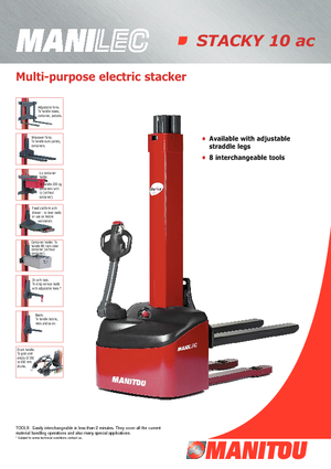 Impilatori Walkie Manitou Stacky FR-D 28