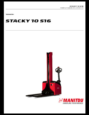 Impilatori Walkie Manitou Stacky 10 S 16