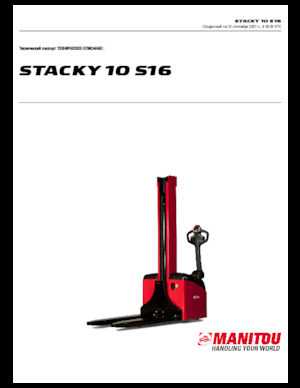 Impilatori Walkie Manitou Stacky 10 S 16